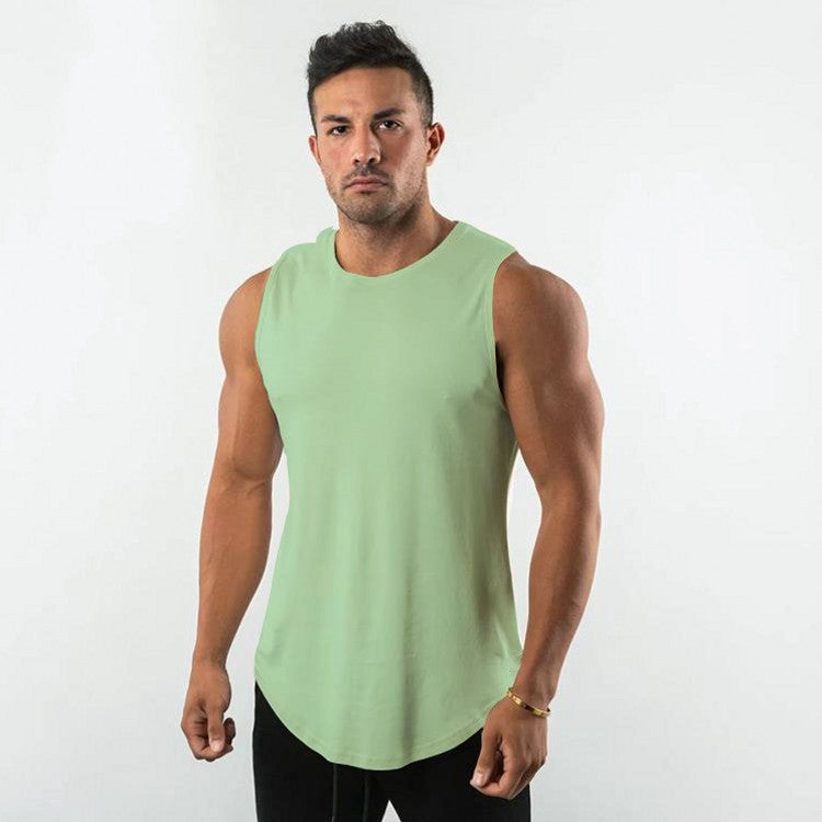 Sports fitness vest men's running training vest